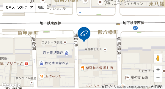 京都支社の地図